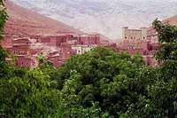 August, 2001. Berber village...