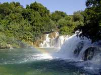 The waterfall Krka