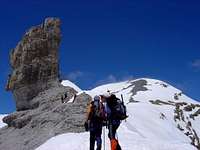 View of the summit of Taillon...