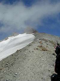 Pummice ridge to the Summit...