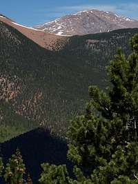 Pikes Peak from Mt Rosa
 6-6-04