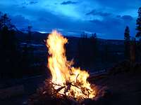 Campfire in Blue Skies !!
