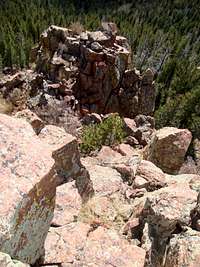 Rugged Cliffs in the Rampart Range