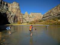 Crossing the Yampa River