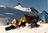 Camp on Sulphide Glacier