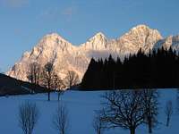Dachstein southface in winter...