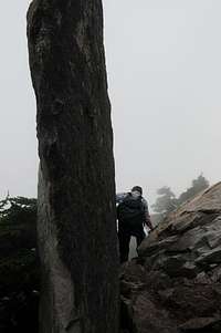 Large rock in Pilchuck Trail