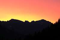 Olympic Mountain Sunset