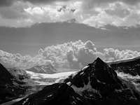 Clouds roll over Icefield