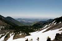 View from the Agassiz saddle...