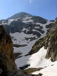 The east face of Perdiguero...