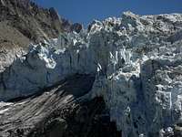 THe icefall of Glacier d'Argentiere