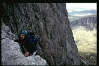 On Curved Ridge, with Rannoch...