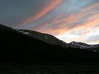 Sunset shot of Mt. Dyer on...