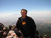 At the top of Malinche, with...