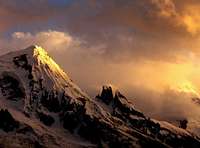 Sunset at Masherbrum.7821m