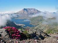 Mt Saint Helens and Spirit Lake