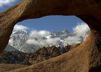 The Mobius Arch and Mt. Whitney