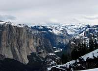 The Yosemite Valley from Stanford Point, February 2010