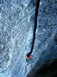 Second Pitch Wide Crack