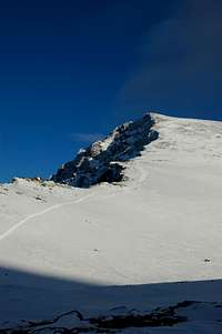 View of summit from trek route