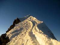 Ridge to summit on Huayna Potosi