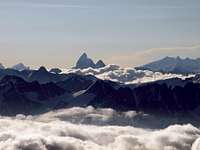 Matterhorn, Dent d'Herens, Monte Rosa