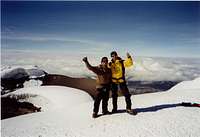 Raul and I at the summit of...
