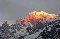 Mont Blanc at the sunrise
