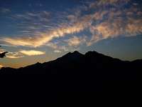 4am daybreak behind Glacier Peak