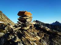 Cairn on Sloan Peak