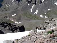 Down into East Sixmile Creek