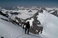 Reaching the West Ridge of Forbes