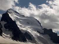 Looking up the Glacier Blanc...