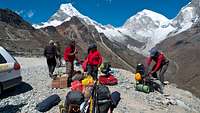 Heading into Yanapaccha Base Camp