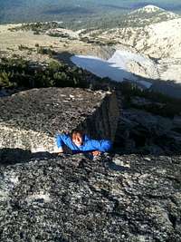 Mt Agassiz summit block