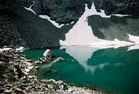 Alpine lake below Blanca...