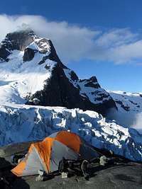 Our Camp under Mt. Bute