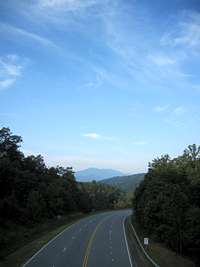 View of Bluff Mtn. from Tanyard Gap