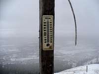 Thermometer at the Top