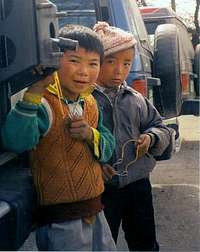 Street Boys of Lhasa,Tibet-...