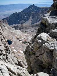 View from Whitney trail down to Owens Valley
