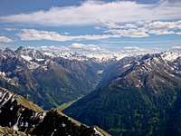 Hohe Aifner Spitze summit view (S)