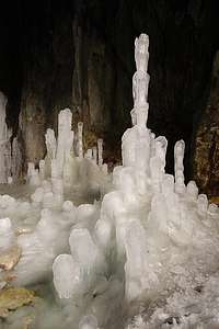 Ledina Pecina ice cave on the...