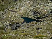 Likeni lake from peak of Gjeravica