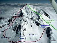 Mt Hood - annotated