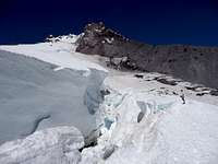 White River Glacier Crevasse Field