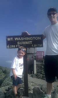 Brian & Levi Mt. Washington 