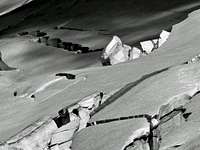 Crevasses on Mount Baker