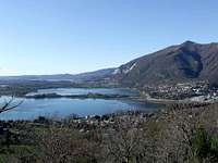 Oggiono, Annone and Pusiano lake view